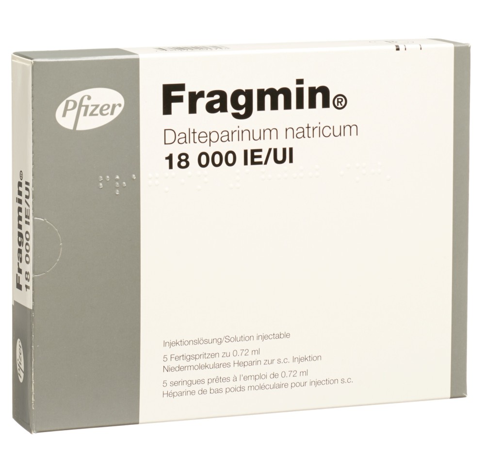 FRAGMIN sol inj 18000 UI/0.72ml 5 ser pré 0.72 ml