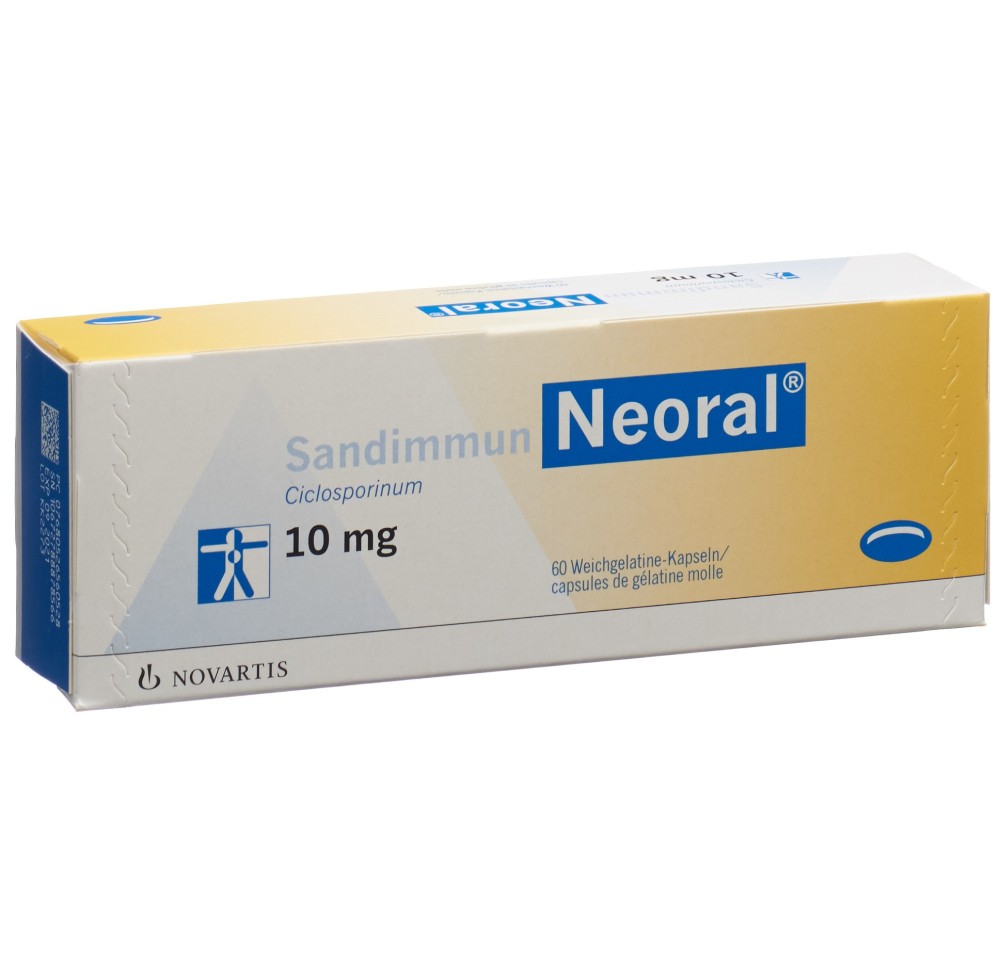 SANDIMMUN NEORAL caps 10 mg 60 pce