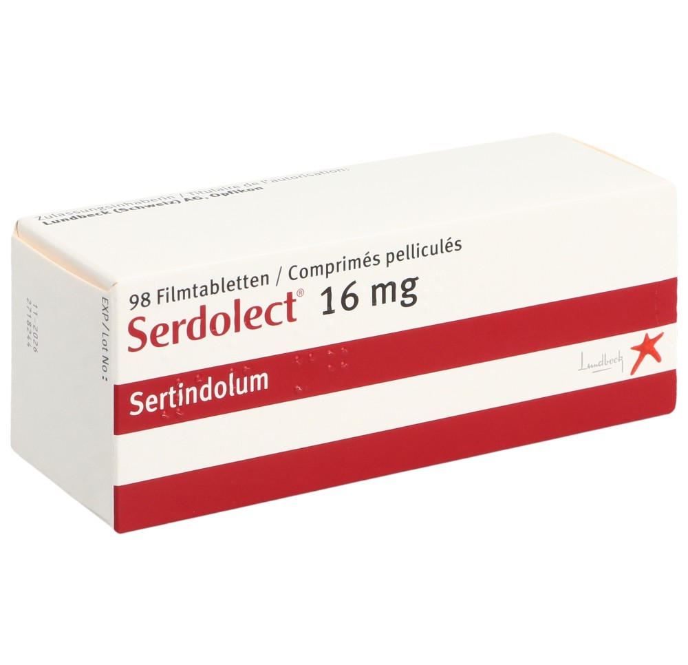 SERDOLECT cpr pell 16 mg 98 pce