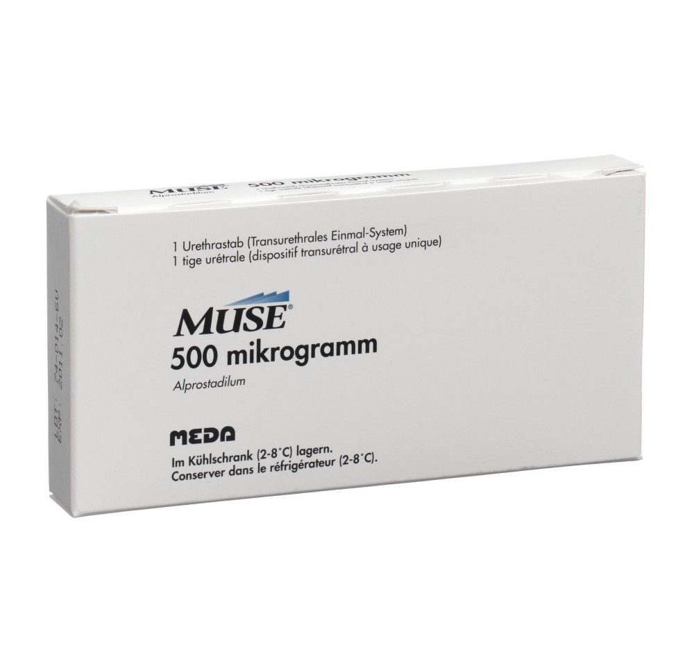 MUSE stylo urètre 500 mcg