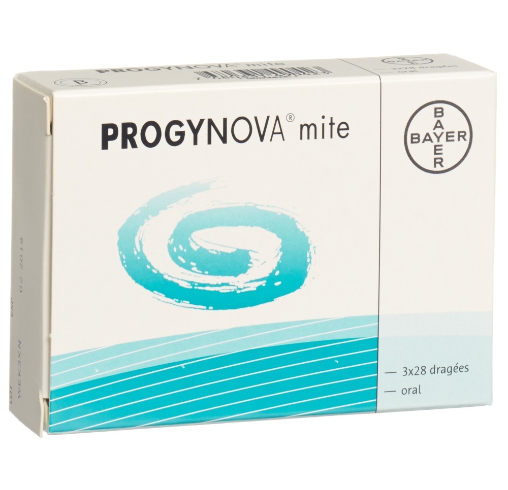 PROGYNOVA mite drag 1 mg 3 x 28 pce