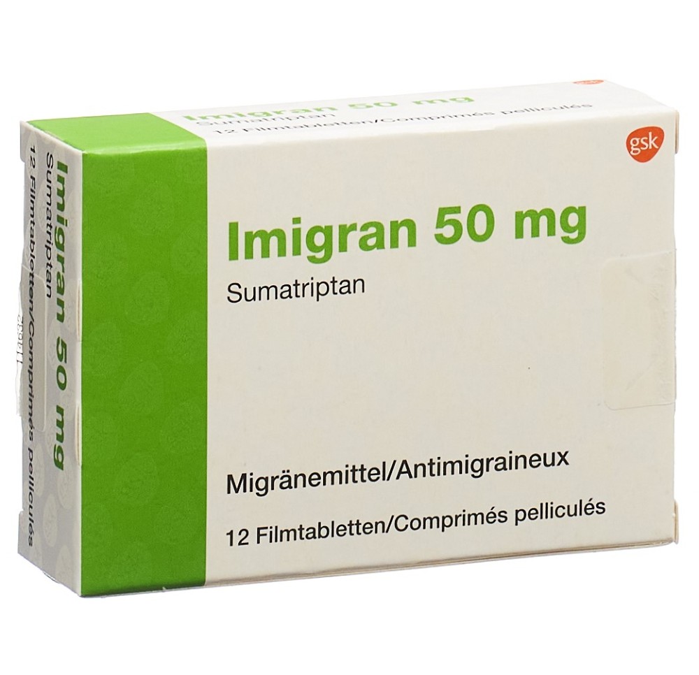 IMIGRAN cpr pell 50 mg 12 pce