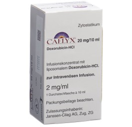 CAELYX conc perf 20 mg/10ml amp 10 ml