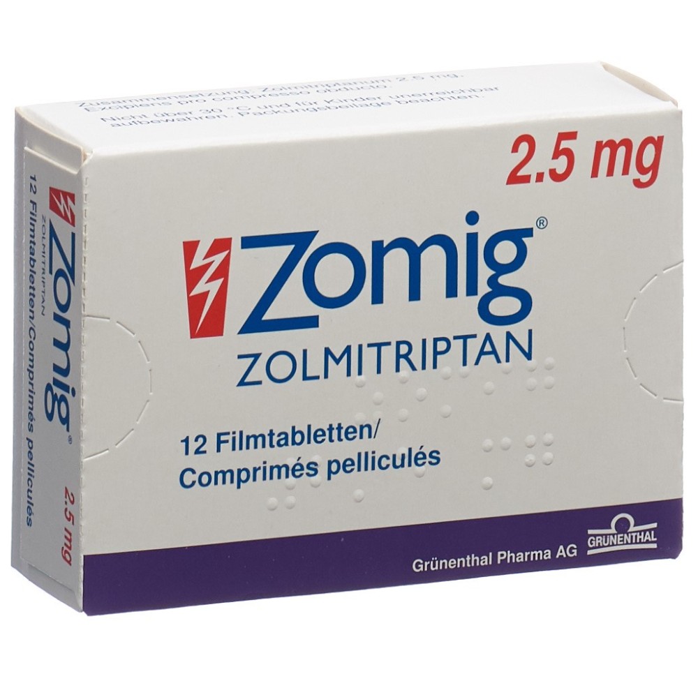 ZOMIG cpr pell 2.5 mg 12 pce