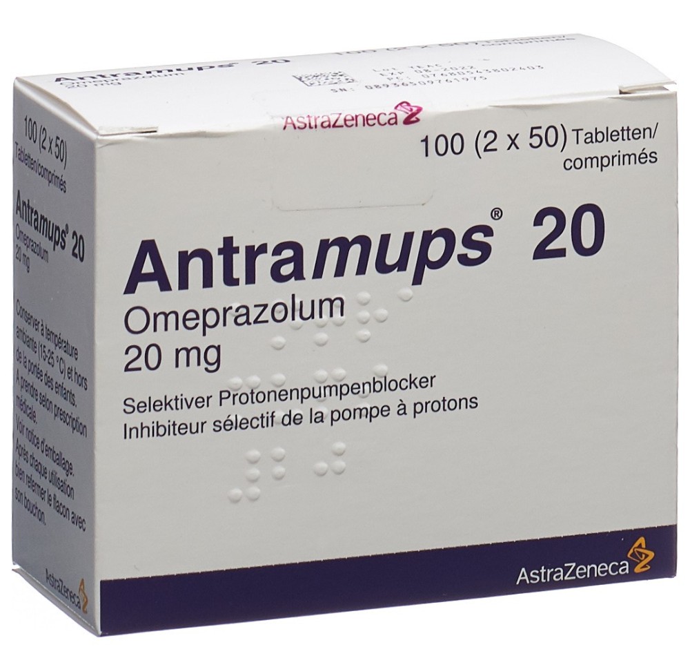 ANTRAMUPS cpr 20 mg bte 100 pce