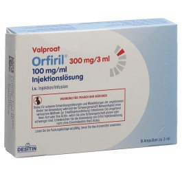 ORFIRIL sol inj 300 mg/3ml amp 5 pce