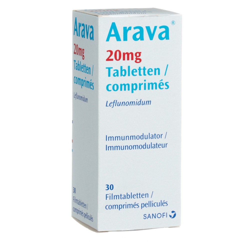 ARAVA cpr pell 20 mg bte 30 pce