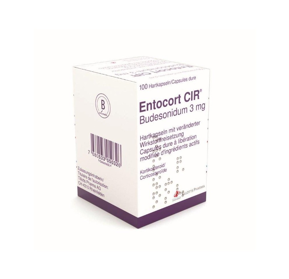 ENTOCORT CIR caps ret 3 mg bte 100 pce