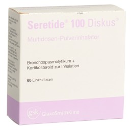 SERETIDE 100 Diskus pdr inh 60 dos