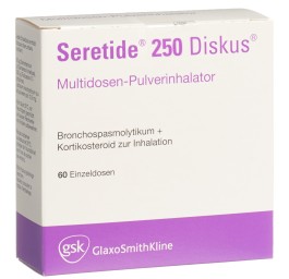 SERETIDE 250 Diskus pdr inh 60 dos