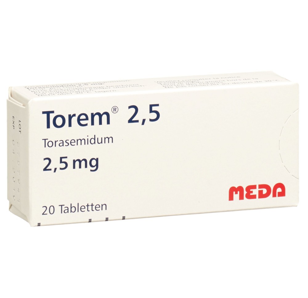 TOREM cpr 2.5 mg 20 pce