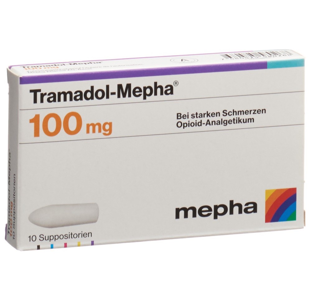 TRAMADOL Mepha supp 100 mg 10 pce