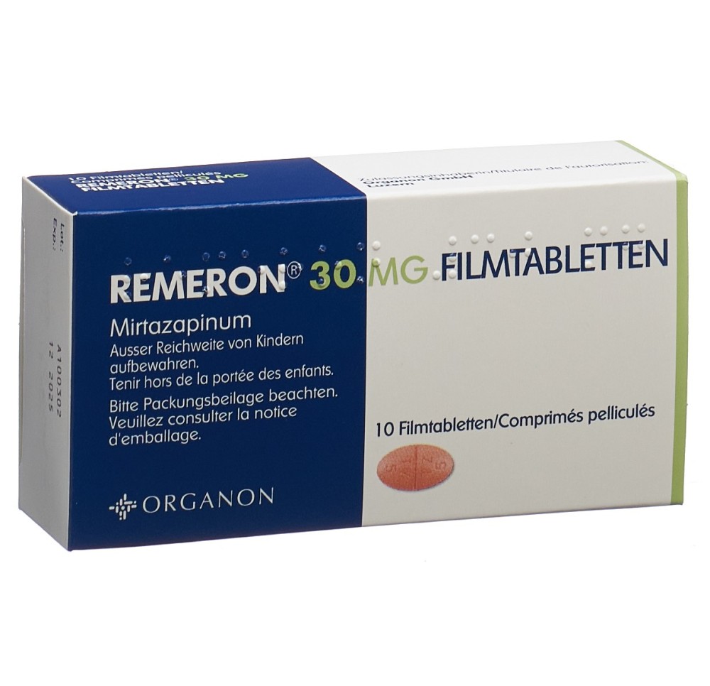 REMERON cpr pell 30 mg 10 pce