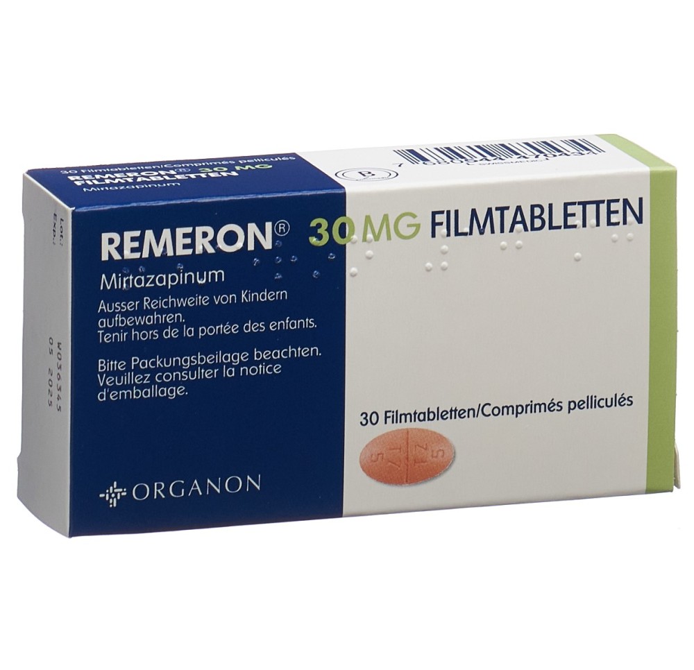 REMERON cpr pell 30 mg 30 pce
