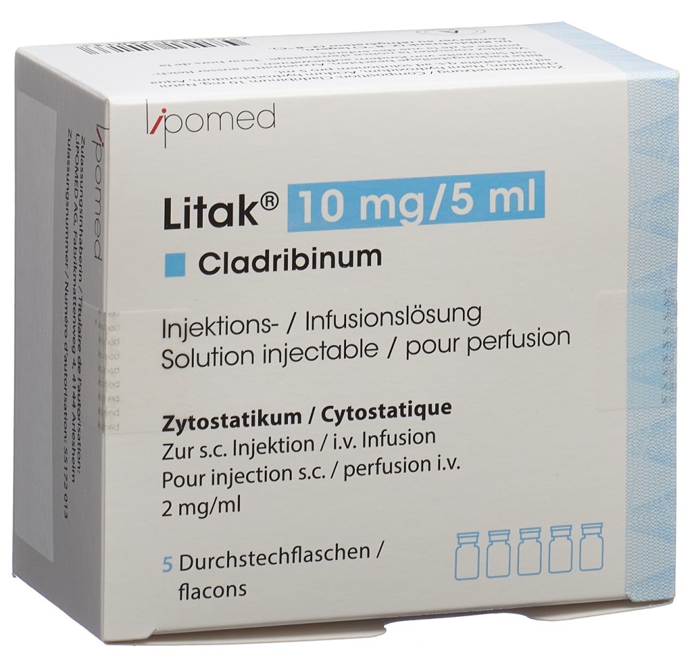 LITAK sol inj 10 mg/5ml 5 flac 5 ml