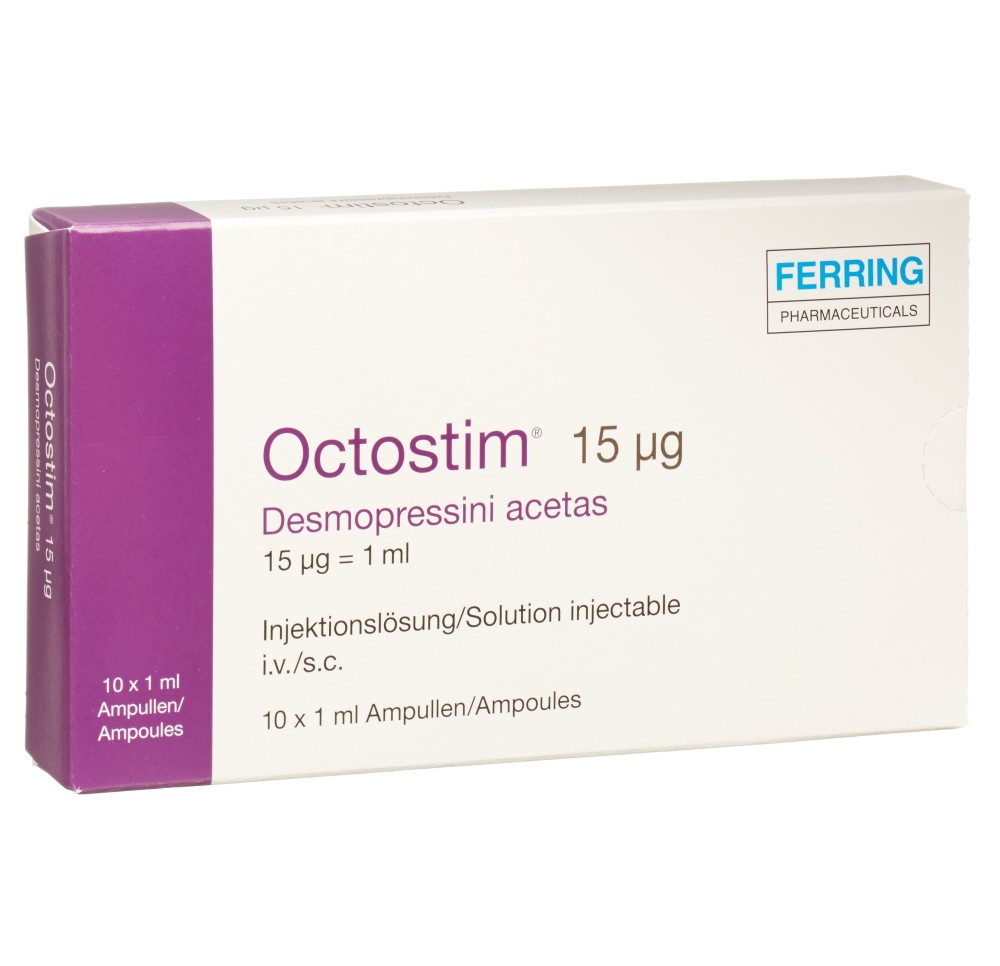OCTOSTIM sol inj 15 mcg/ml 10 fl 1 ml