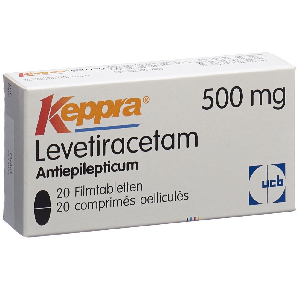 KEPPRA cpr pell 500 mg 20 pce