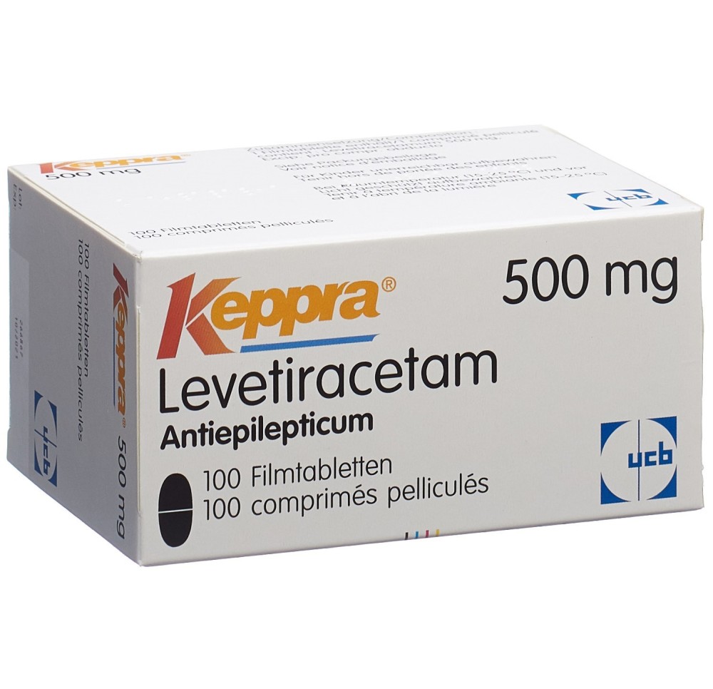 KEPPRA cpr pell 500 mg 100 pce