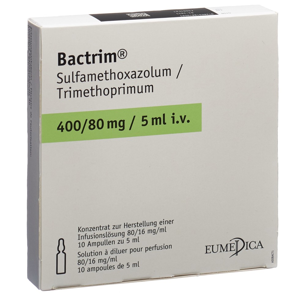 BACTRIM conc perf 400/80mg i.v. 10 amp 5 ml