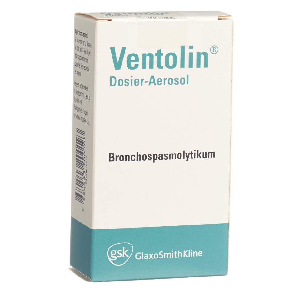 VENTOLIN aéros doseur 100 mcg 200 dos