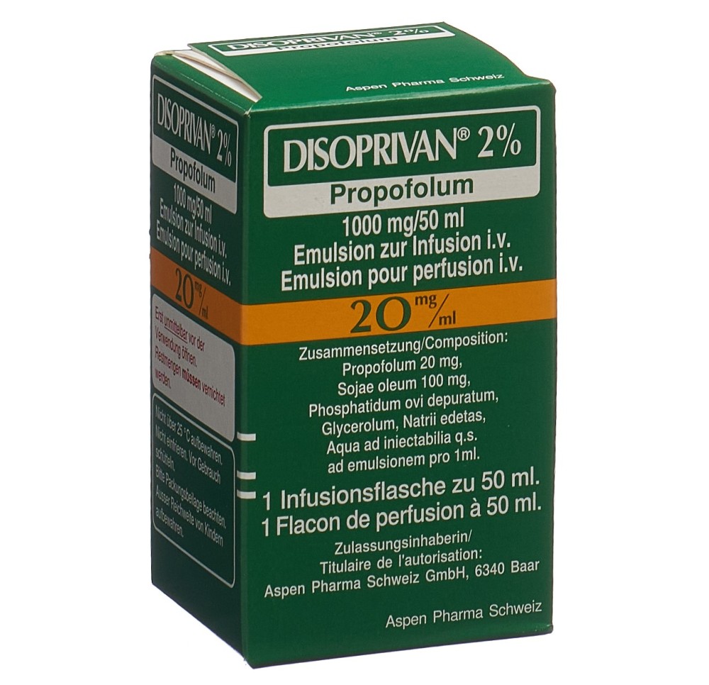 DISOPRIVAN 2% 1 g/50ml flac 50 ml