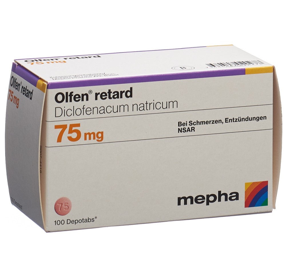 OLFEN retard depotabs 75 mg 100 pce