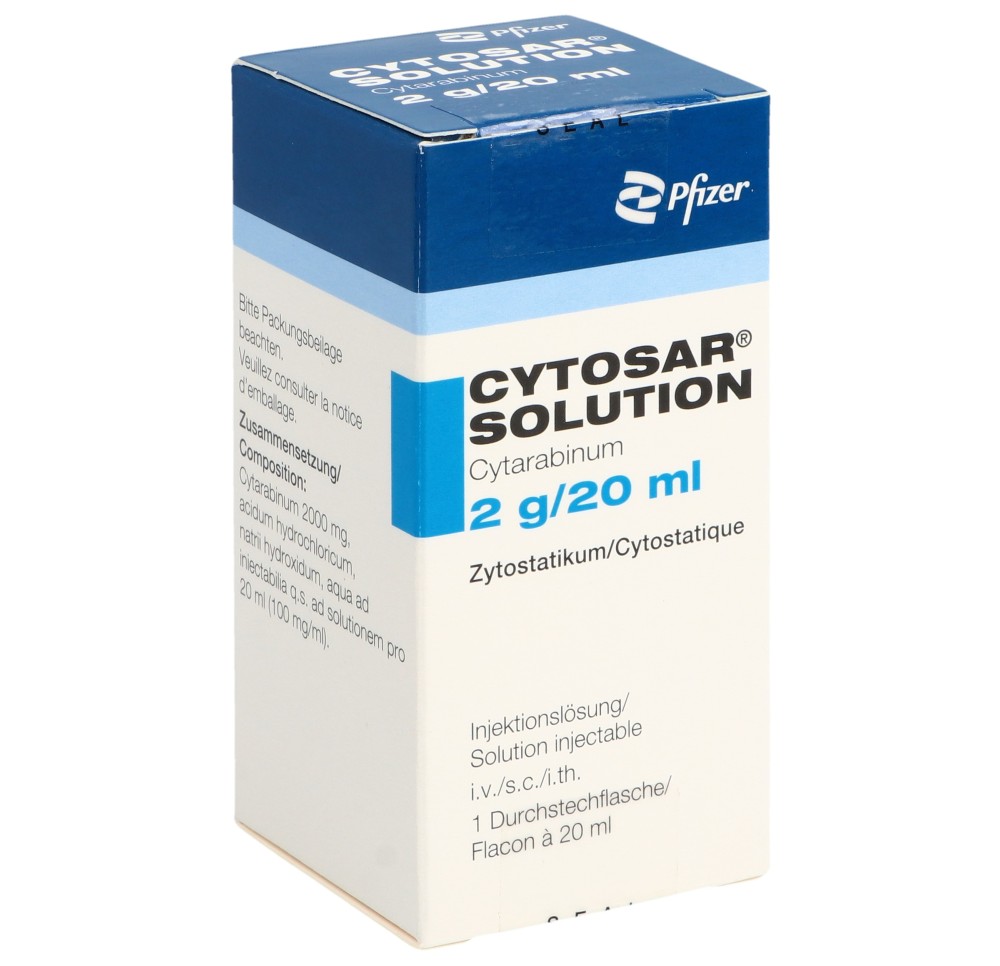 CYTOSAR Solution sol inj 2 g/20ml Onco-Tain 20 ml