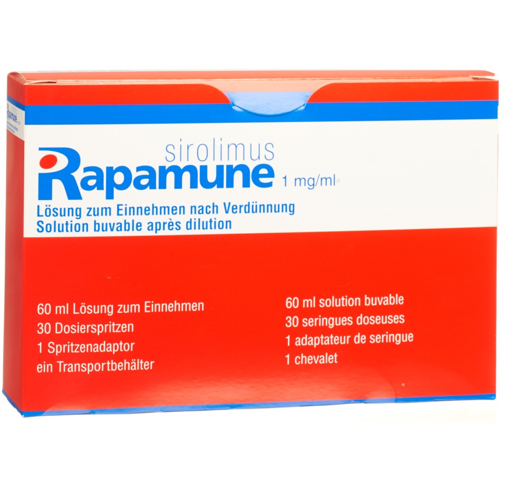 RAPAMUNE sol 1 mg/ml fl 60 ml