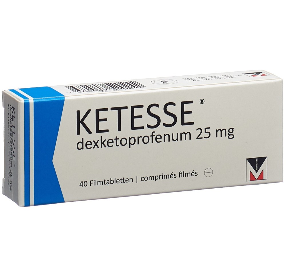 KETESSE cpr pell 25 mg 40 pce