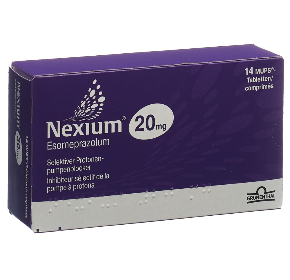 NEXIUM Mups cpr 20 mg 14 pce