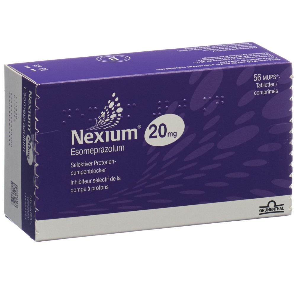 NEXIUM Mups cpr 20 mg 56 pce