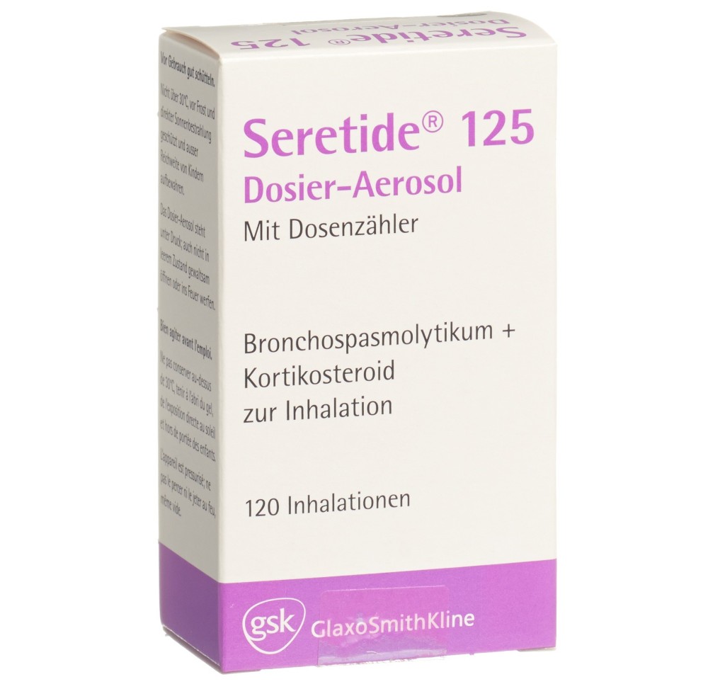 SERETIDE 125 aéros doseur 120 dos