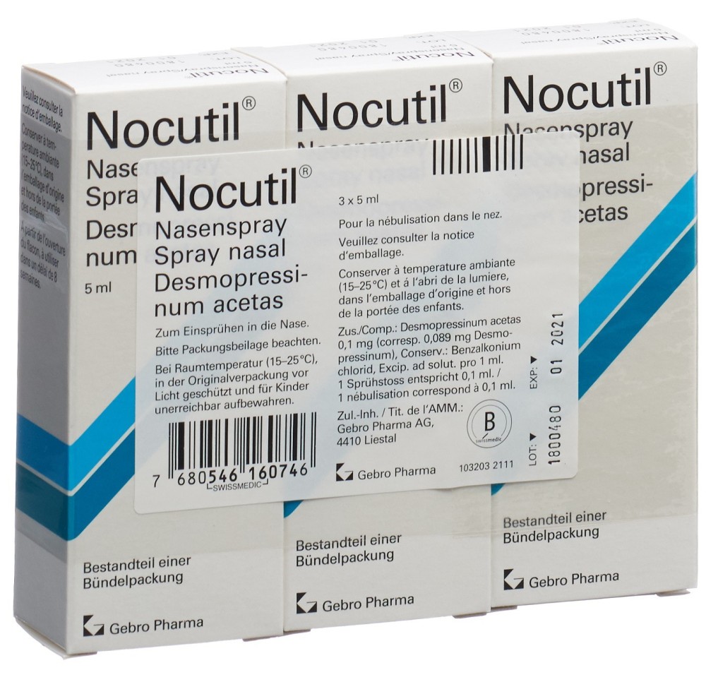 NOCUTIL spray nasal 3 fl 5 ml
