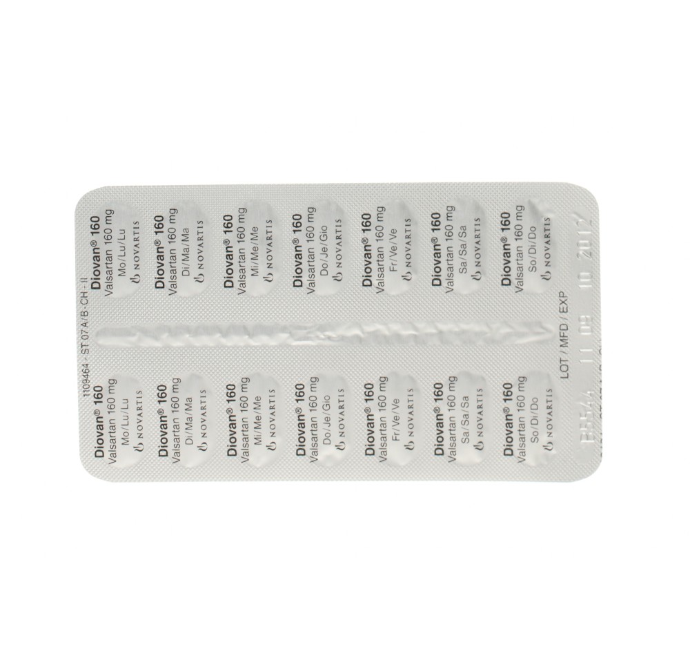 DIOVAN cpr pell 160 mg 98 pce