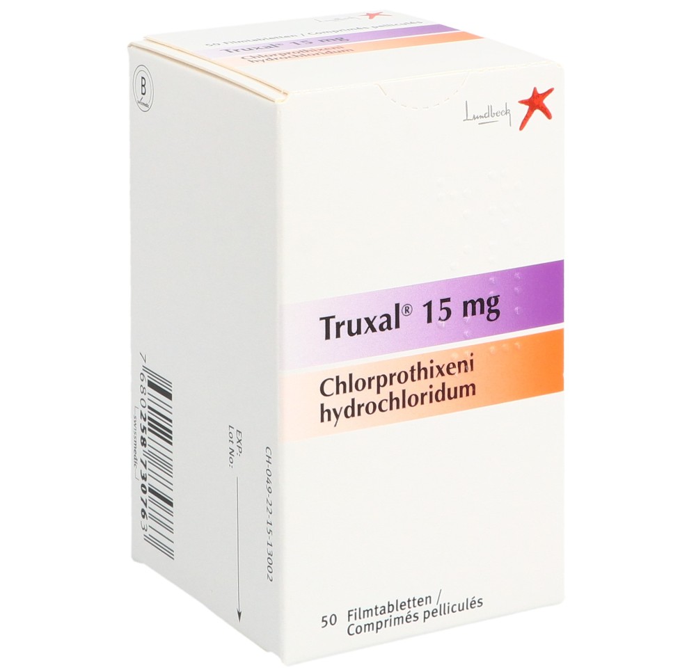 TRUXAL cpr pell 15 mg bte 50 pce