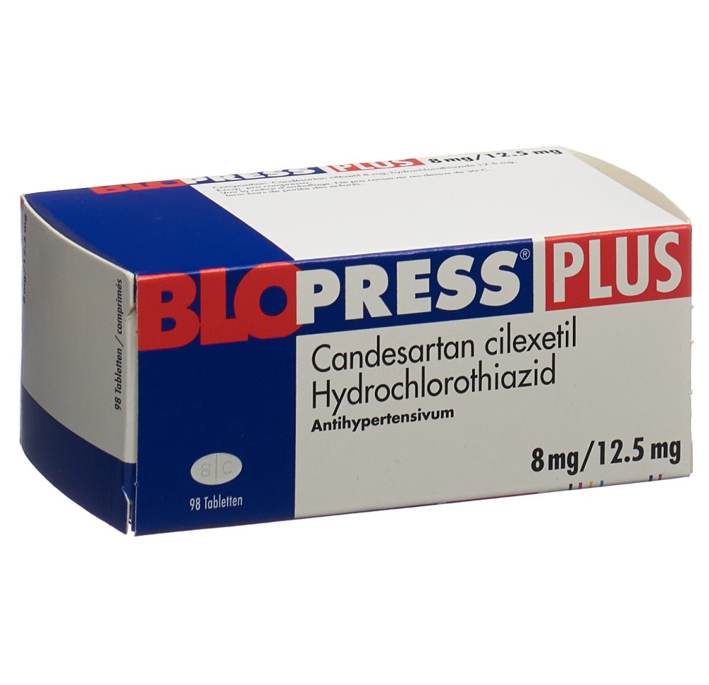 BLOPRESS plus cpr 8/12.5 mg 98 pce