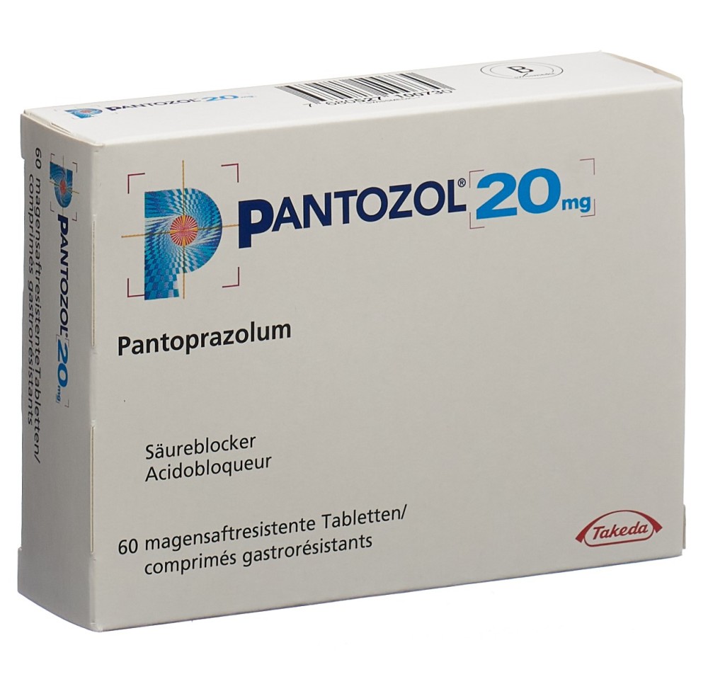PANTOZOL cpr pell 20 mg 60 pce