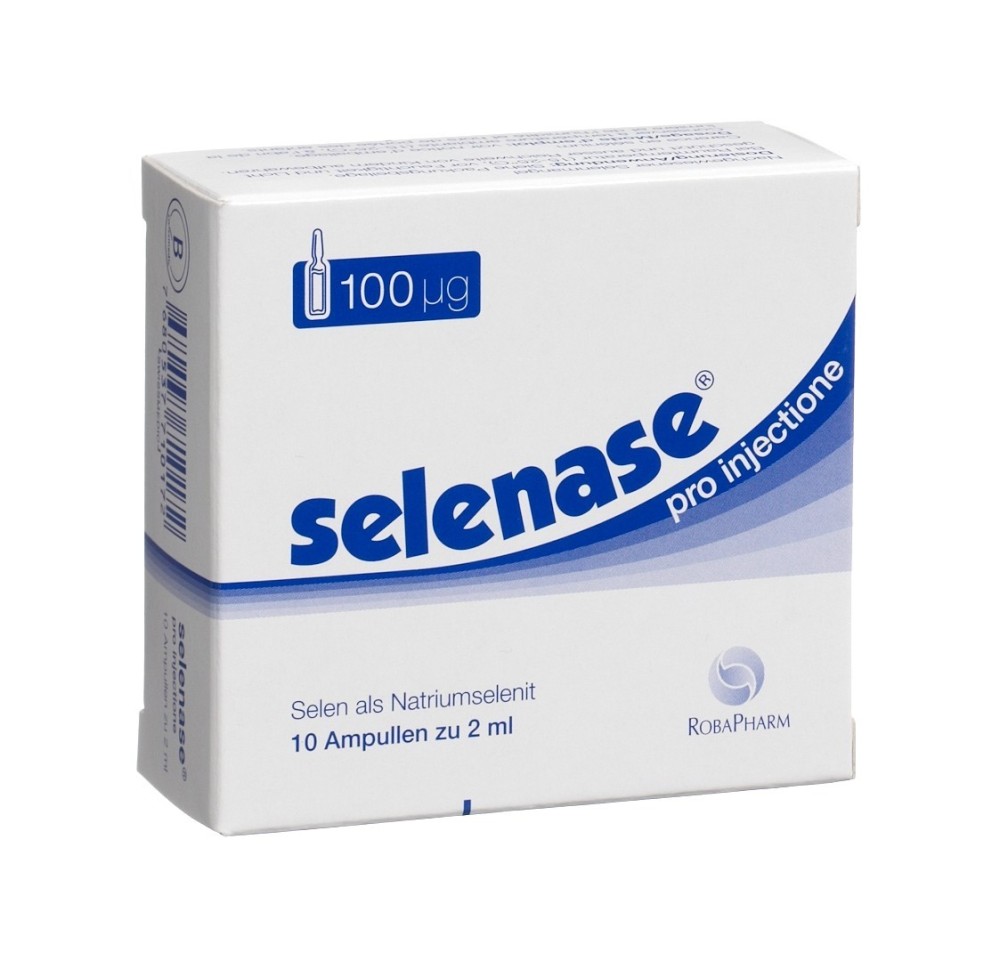 SELENASE pro inject sol inj 100 mcg/2ml amp 10 pce