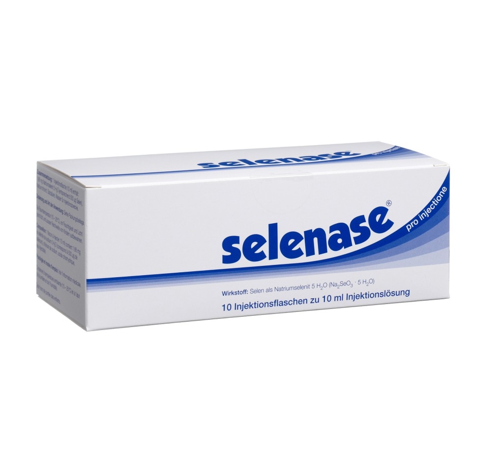SELENASE pro inject sol inj 500 mcg/10ml 10 pce