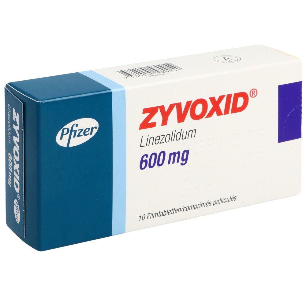 ZYVOXID cpr pell 600 mg 10 pce