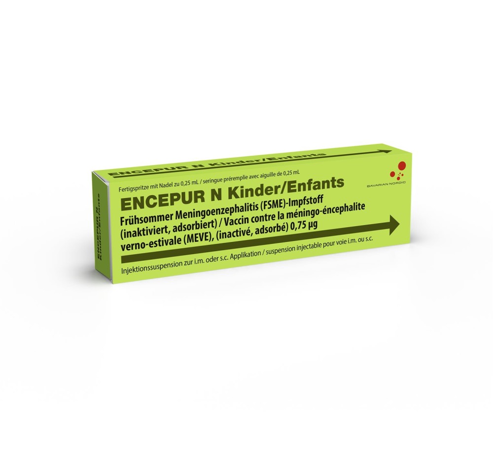 ENCEPUR N susp inj enf ser pré 0.25 ml