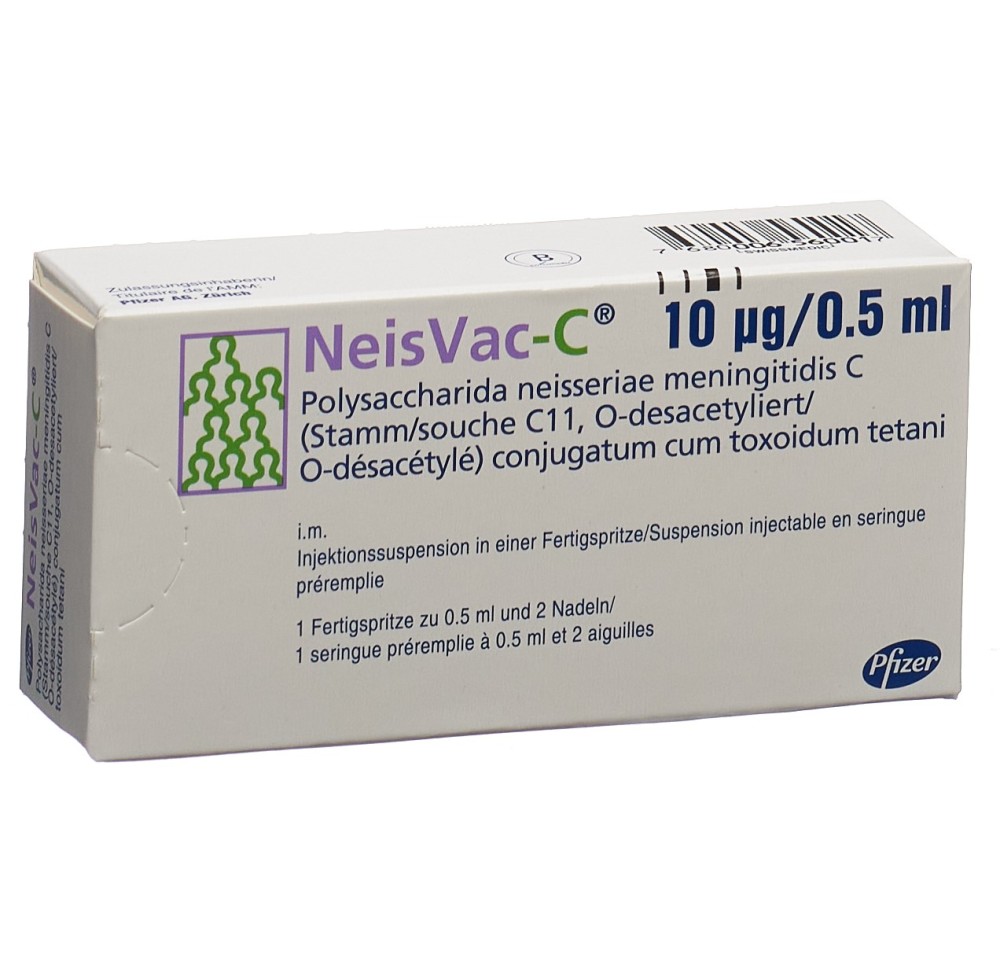NEISVAC-C susp inj ser pré 0.5 ml