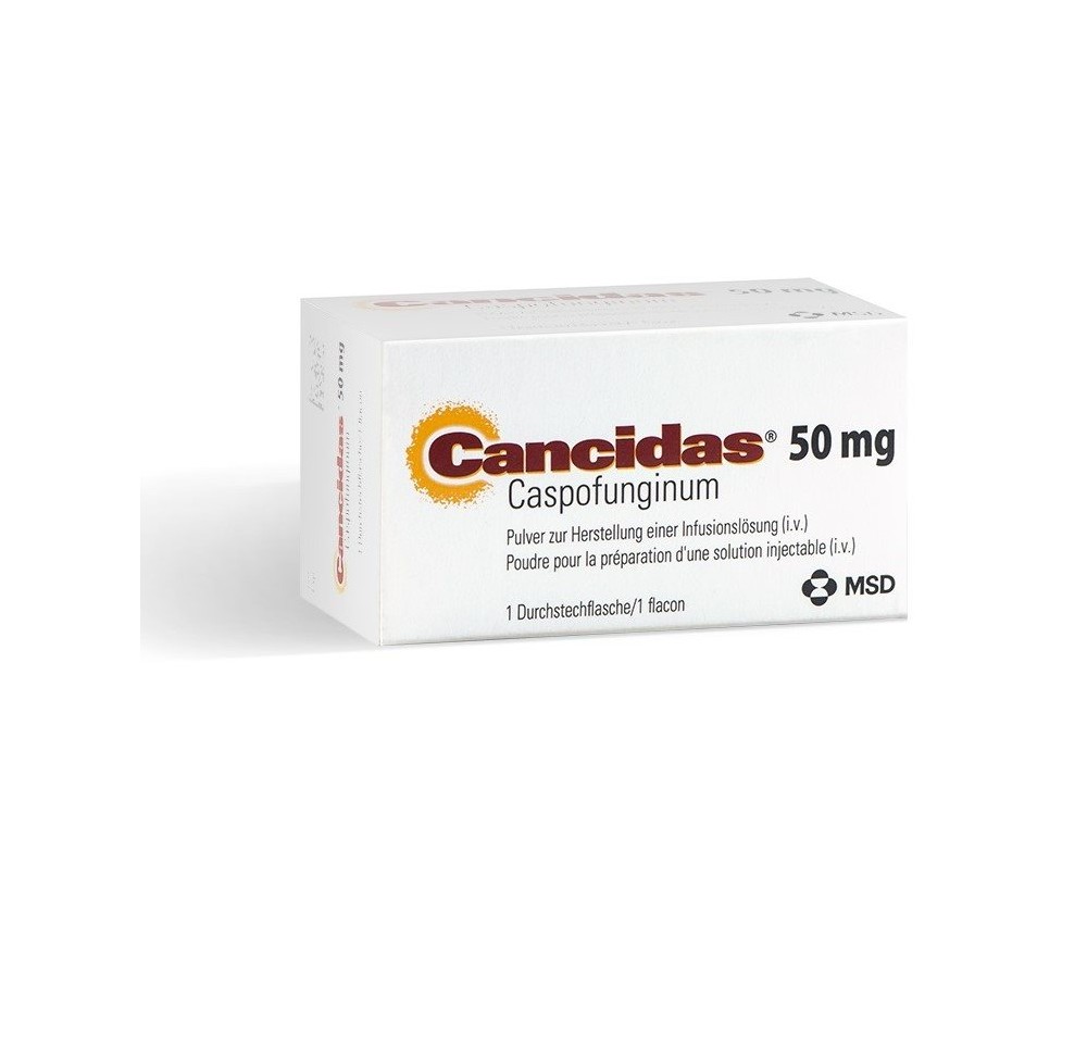 CANCIDAS subst sèche 50 mg flac