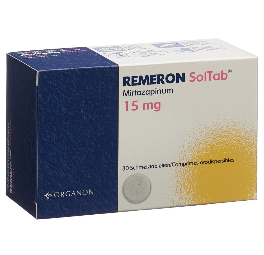 REMERON SolTab cpr orodisp 15 mg 30 pce