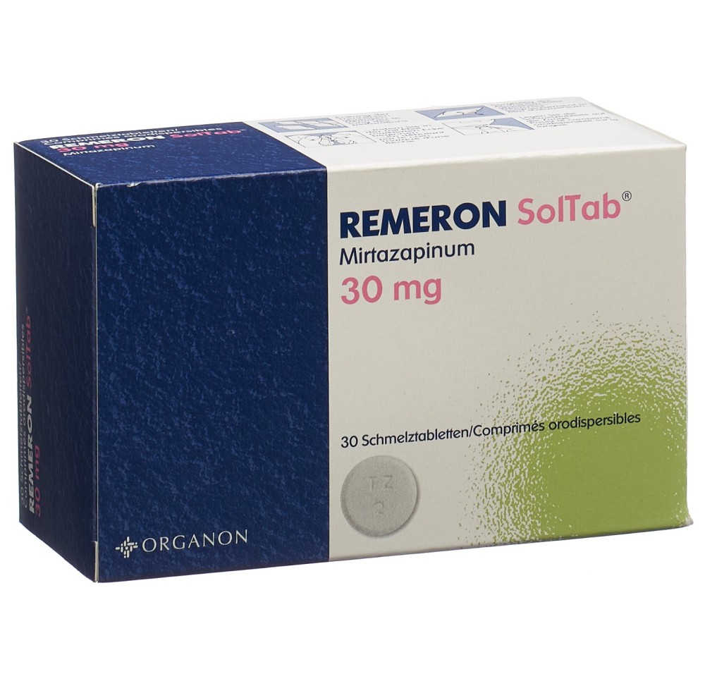 REMERON SolTab cpr orodisp 30 mg 30 pce