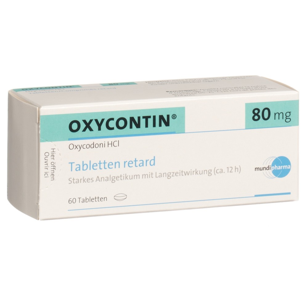 OXYCONTIN cpr ret 80 mg 60 pce
