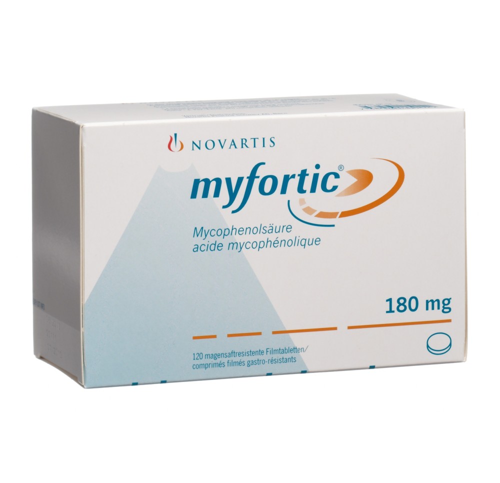 MYFORTIC cpr pell 180 mg 120 pce