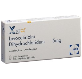 XYZAL cpr pell 5 mg sécable 30 pce