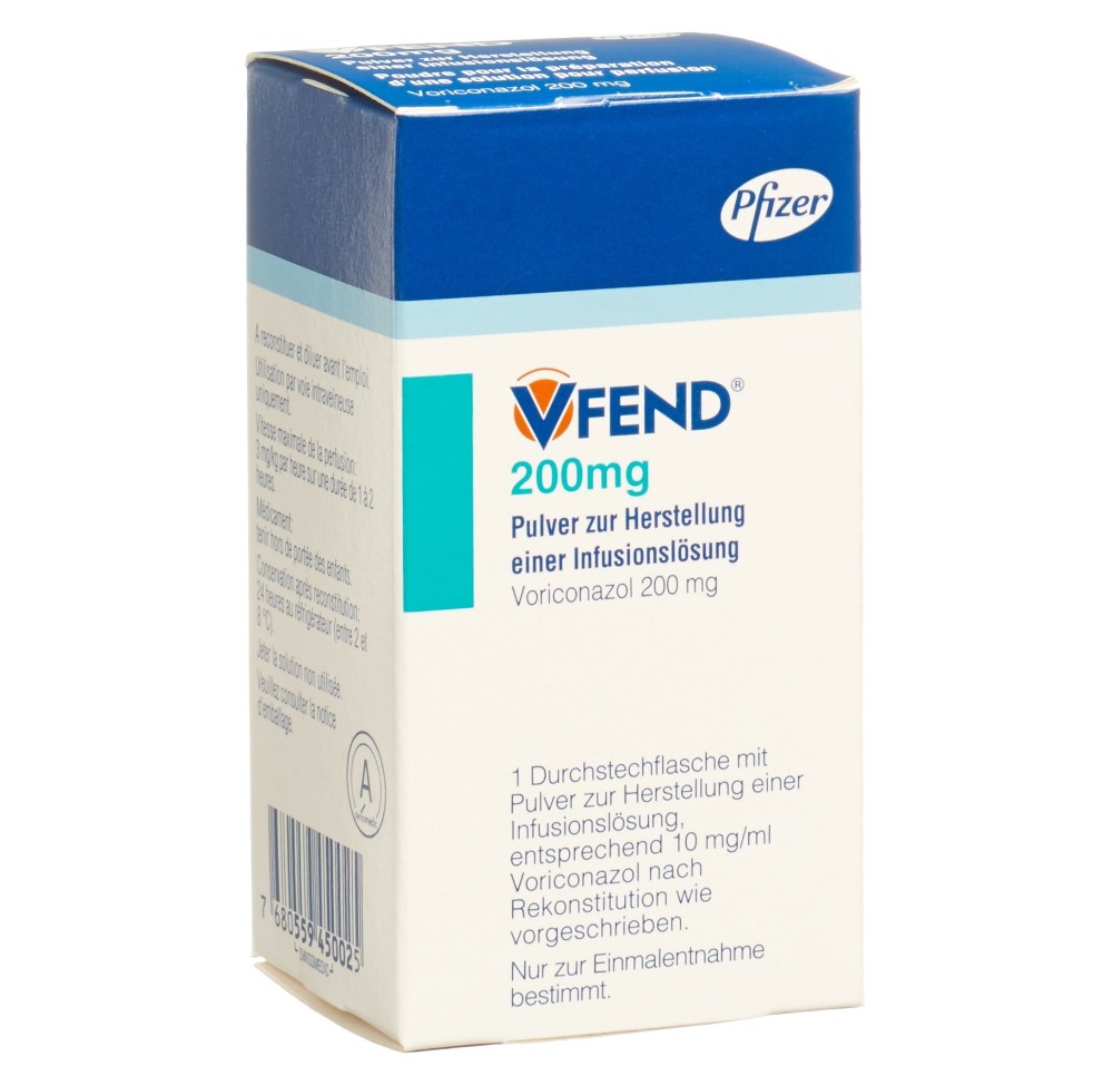 VFEND subst sèche 200 mg amp