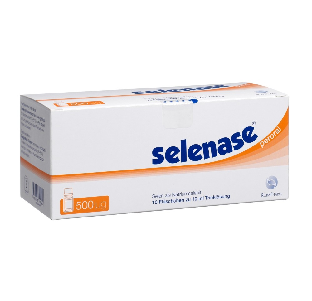 SELENASE peroral sol 500 mcg/10ml 10 fl 10 ml